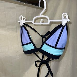 Target geometric swim suit top size small